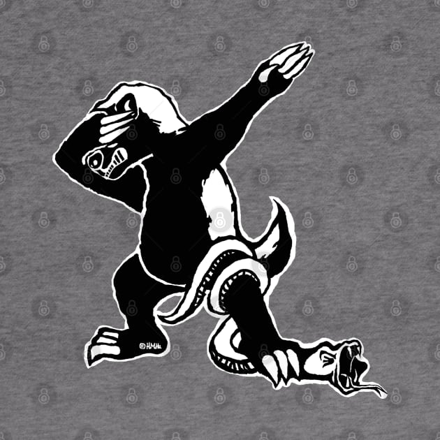 Dabbing Honey Badger by NewSignCreation